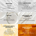 infographic image of ingredients in the Beauty Sleep Eye Cream