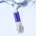 Bottle of MUTHA Beauty Sleep Eye Cream submerged underwater