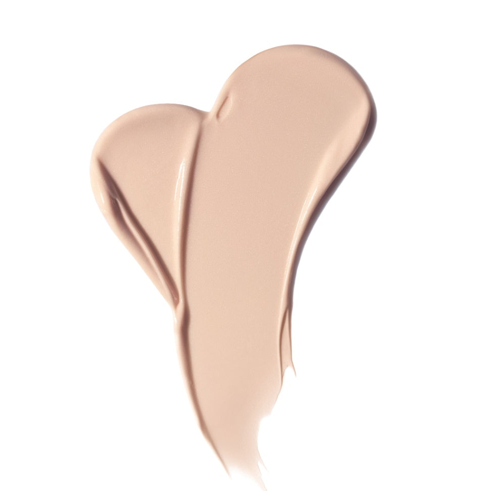 Beige swatch of Up All Night Eye Cream on a white background